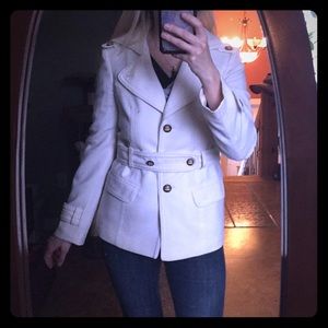 Lightweight wool pea coat